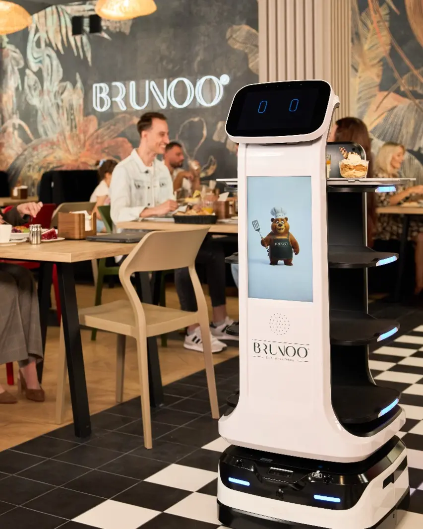 Wnętrze bistro BRUNOO w Kraśniku